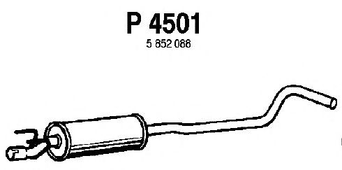 Middle Silencer P4501