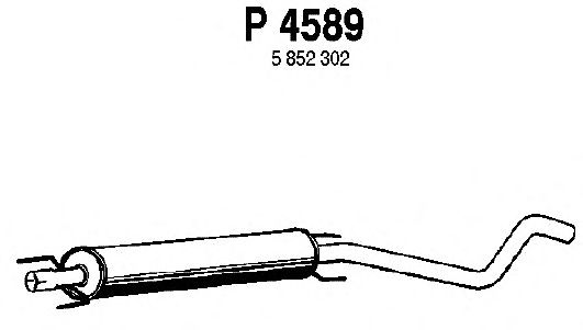 Mittelschalldämpfer P4589