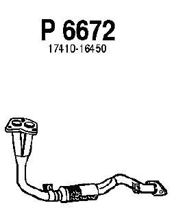 Exhaust Pipe P6672
