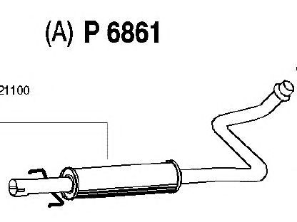 Middle Silencer P6861