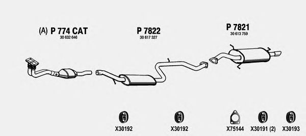 Exhaust System VO502