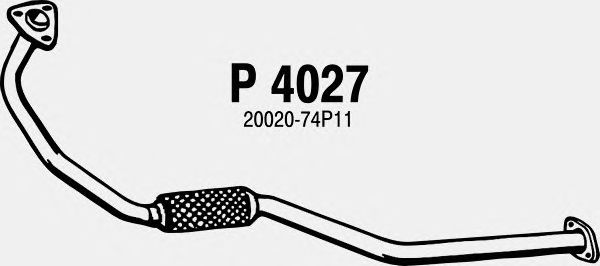 Tubo gas scarico P4027