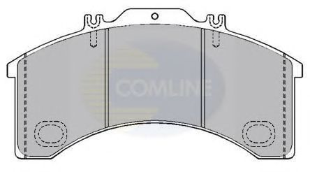 Комплект тормозных колодок, дисковый тормоз CBP9017