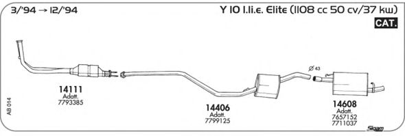 Exhaust System AB014