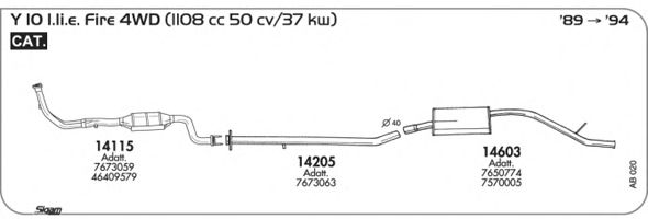 Exhaust System AB020