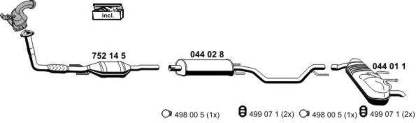 Exhaust System 050583