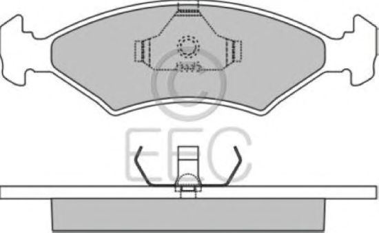Комплект тормозных колодок, дисковый тормоз BRP0351