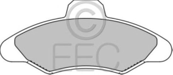 Комплект тормозных колодок, дисковый тормоз BRP0685