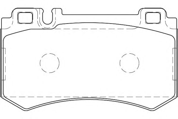 Комплект тормозных колодок, дисковый тормоз WBP23478A