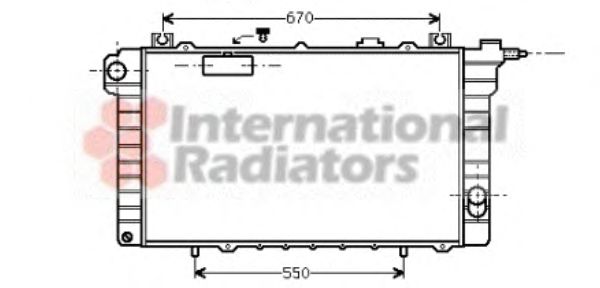 Radiator, engine cooling 13002111