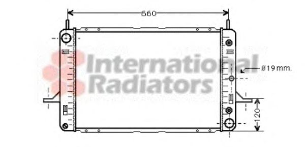 Radiator, engine cooling 18002120