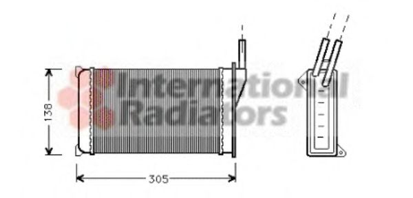 Heat Exchanger, interior heating 18006093