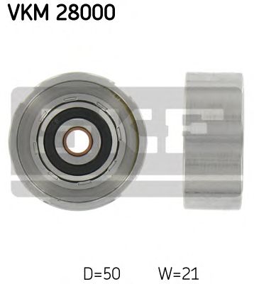 Medløberhjul, tandrem VKM 28000