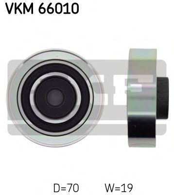 Deflection/Guide Pulley, v-ribbed belt VKM 66010