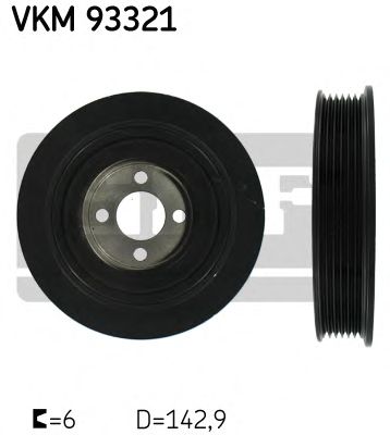 Ременный шкив, коленчатый вал VKM 93321