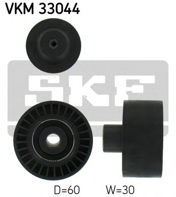Medløberhjul, multi-V-rem VKM 33044