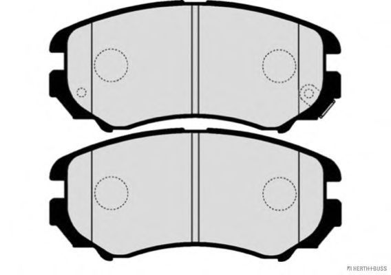 Комплект тормозных колодок, дисковый тормоз J3600541