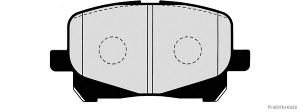 Комплект тормозных колодок, дисковый тормоз J3602090