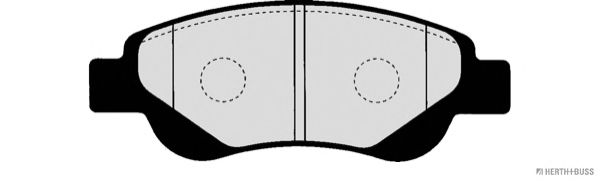 Комплект тормозных колодок, дисковый тормоз J3602119