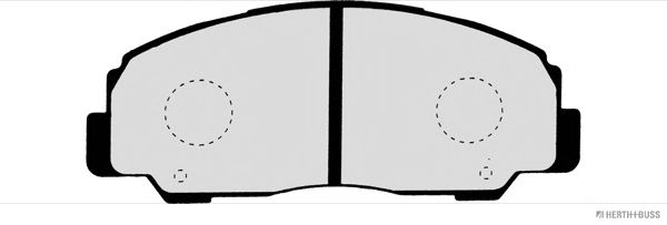 Комплект тормозных колодок, дисковый тормоз J3606012