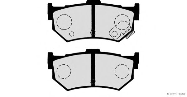 Brake Pad Set, disc brake J3618000