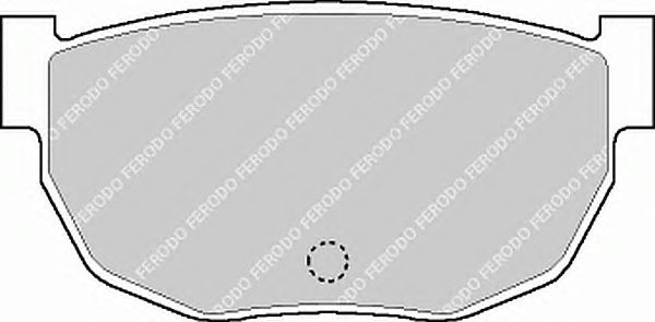 Комплект тормозных колодок, дисковый тормоз FDB284