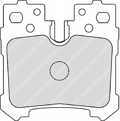 Комплект тормозных колодок, дисковый тормоз FDB4210