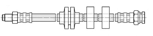 Tubo flexible de frenos FHY2516
