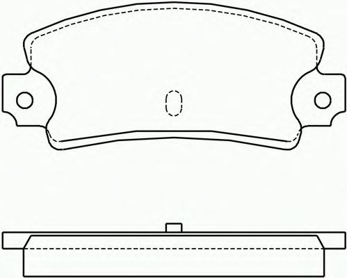Комплект тормозных колодок, дисковый тормоз P 23 008