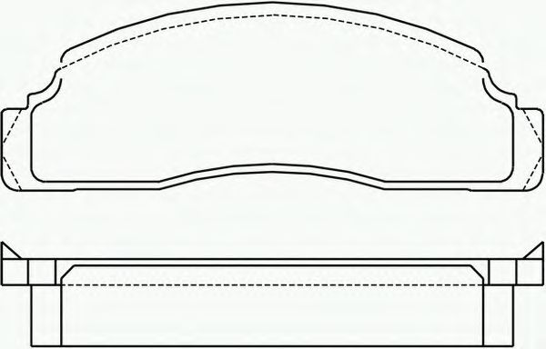 Комплект тормозных колодок, дисковый тормоз P 24 009