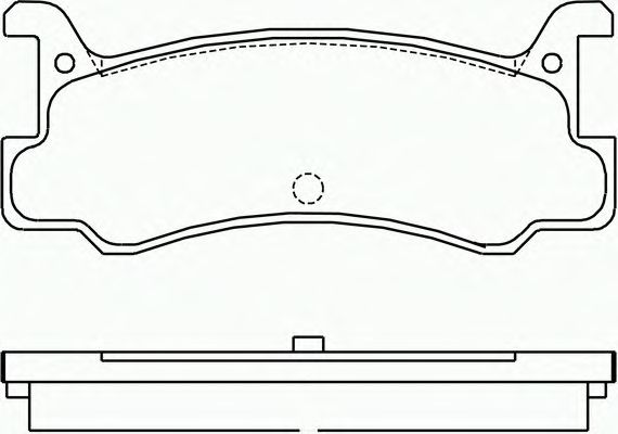Комплект тормозных колодок, дисковый тормоз P 49 005