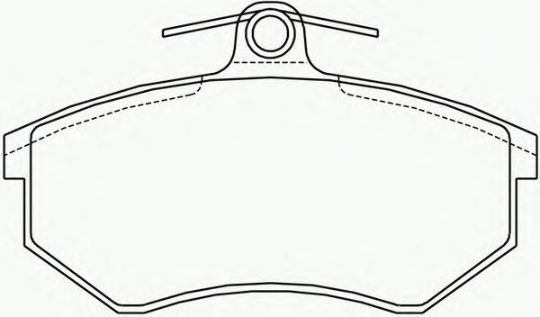 Комплект тормозных колодок, дисковый тормоз P 85 092