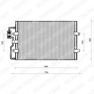 Condensator, airconditioning TSP0225110