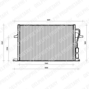 Condensator, airconditioning TSP0225112