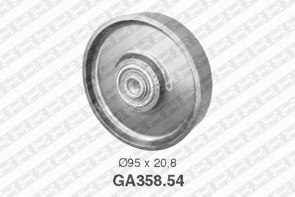 Geleide rol/omdraairol v-snaren GA358.54