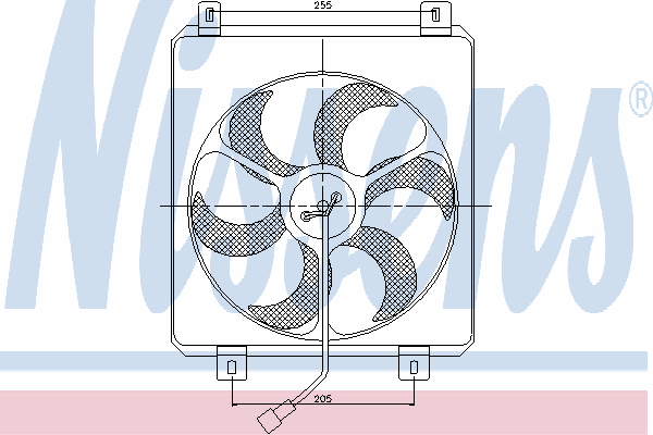 Ventilador, condensador do ar condicionado 85448