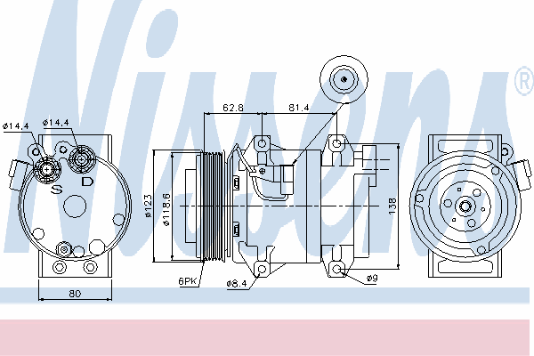 Compressor, air conditioning 89070