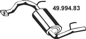Глушитель выхлопных газов конечный 49.994.83