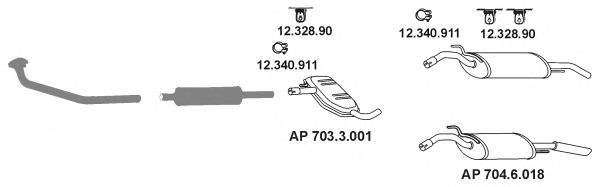 Avgassystem AP_2413