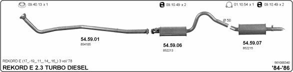 Exhaust System 561000340