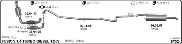 Exhaust System 525000209