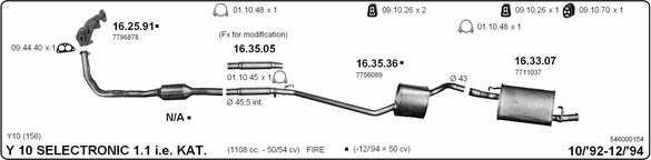 Exhaust System 546000154