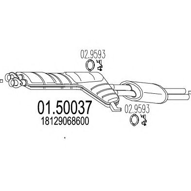 Middle Silencer 01.50037