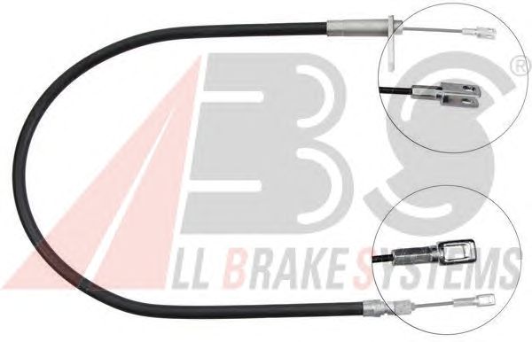 Cable, parking brake K17178