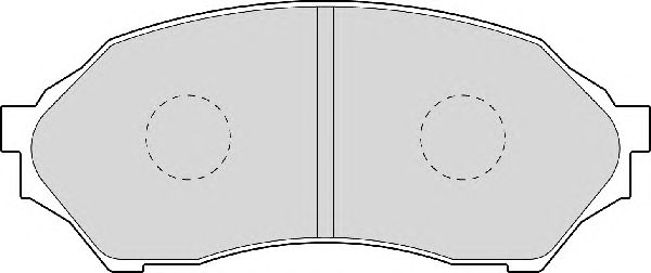 Комплект тормозных колодок, дисковый тормоз FD6938A
