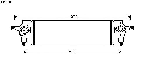 Interkoeler, tussenkoeler DN4350