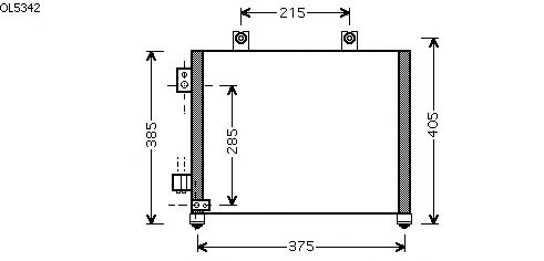 Condensator, airconditioning OL5342