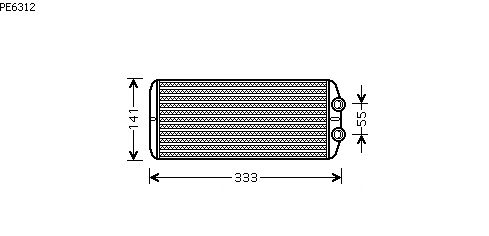 Radiador de calefacción PE6312