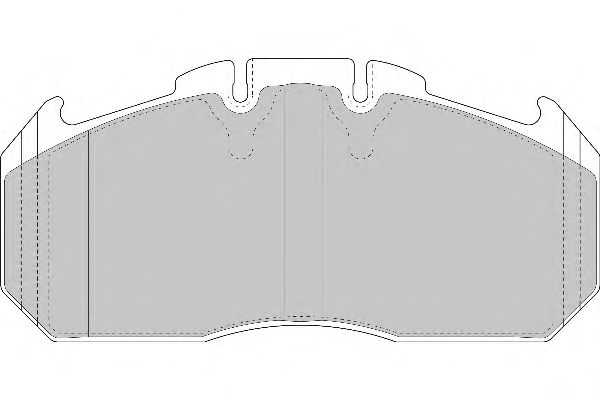 Комплект тормозных колодок, дисковый тормоз G6920FE