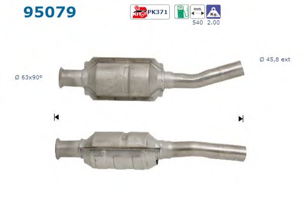Catalytic Converter 95079